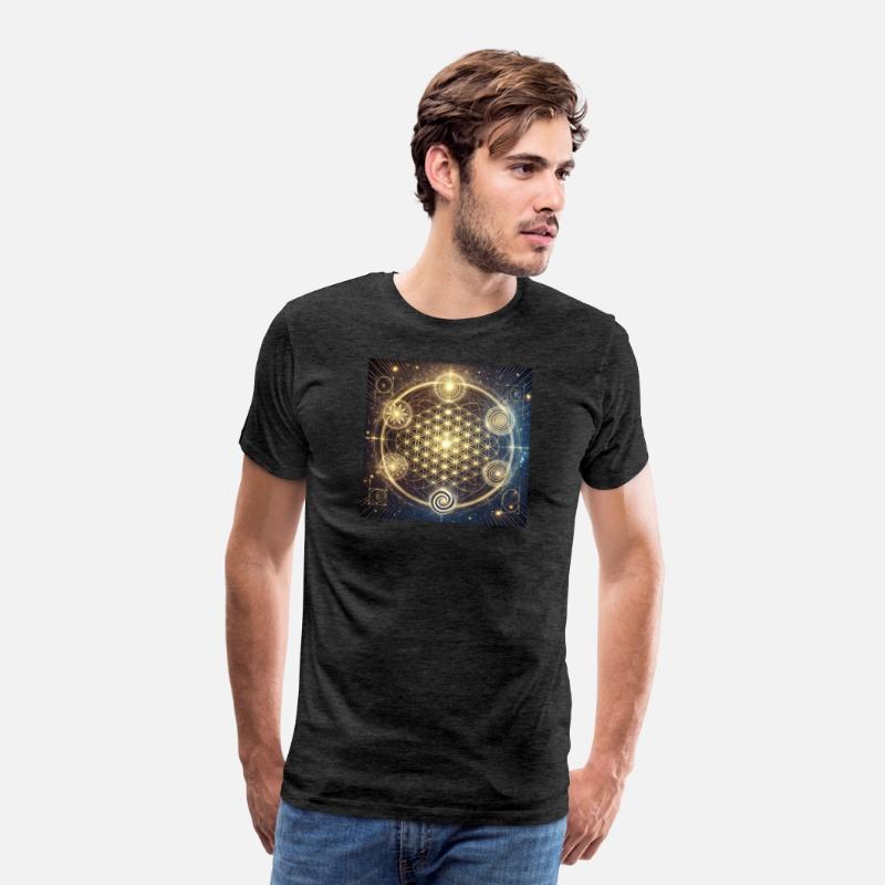 Celestial Harmony: The Golden Flower of Life