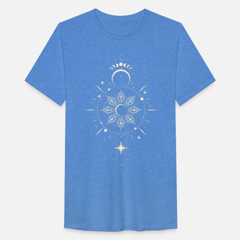 Celestial Mandala Sun and Moon Design