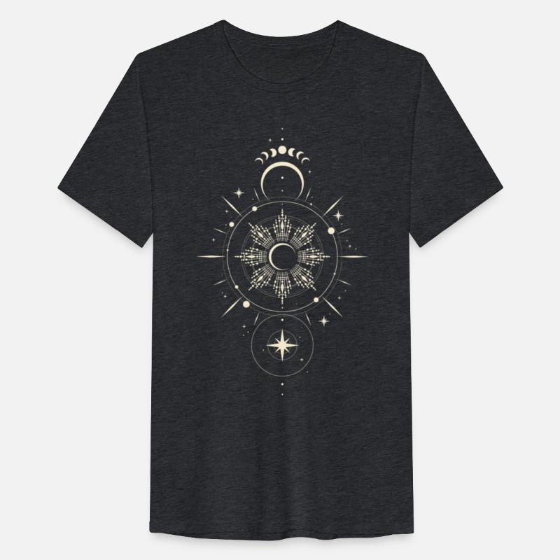 Celestial Mandala Sun and Moon Design
