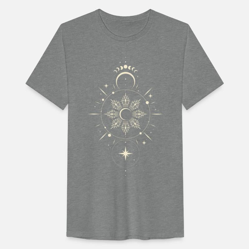 Celestial Mandala Sun and Moon Design
