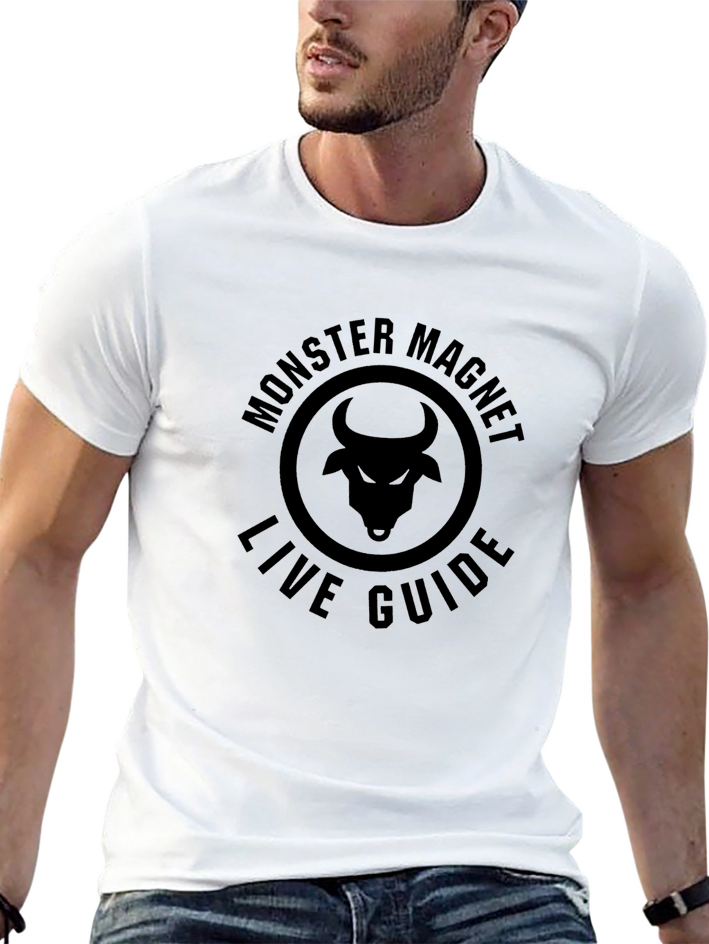 Monster Magnet Live Guide Black T-Shirt