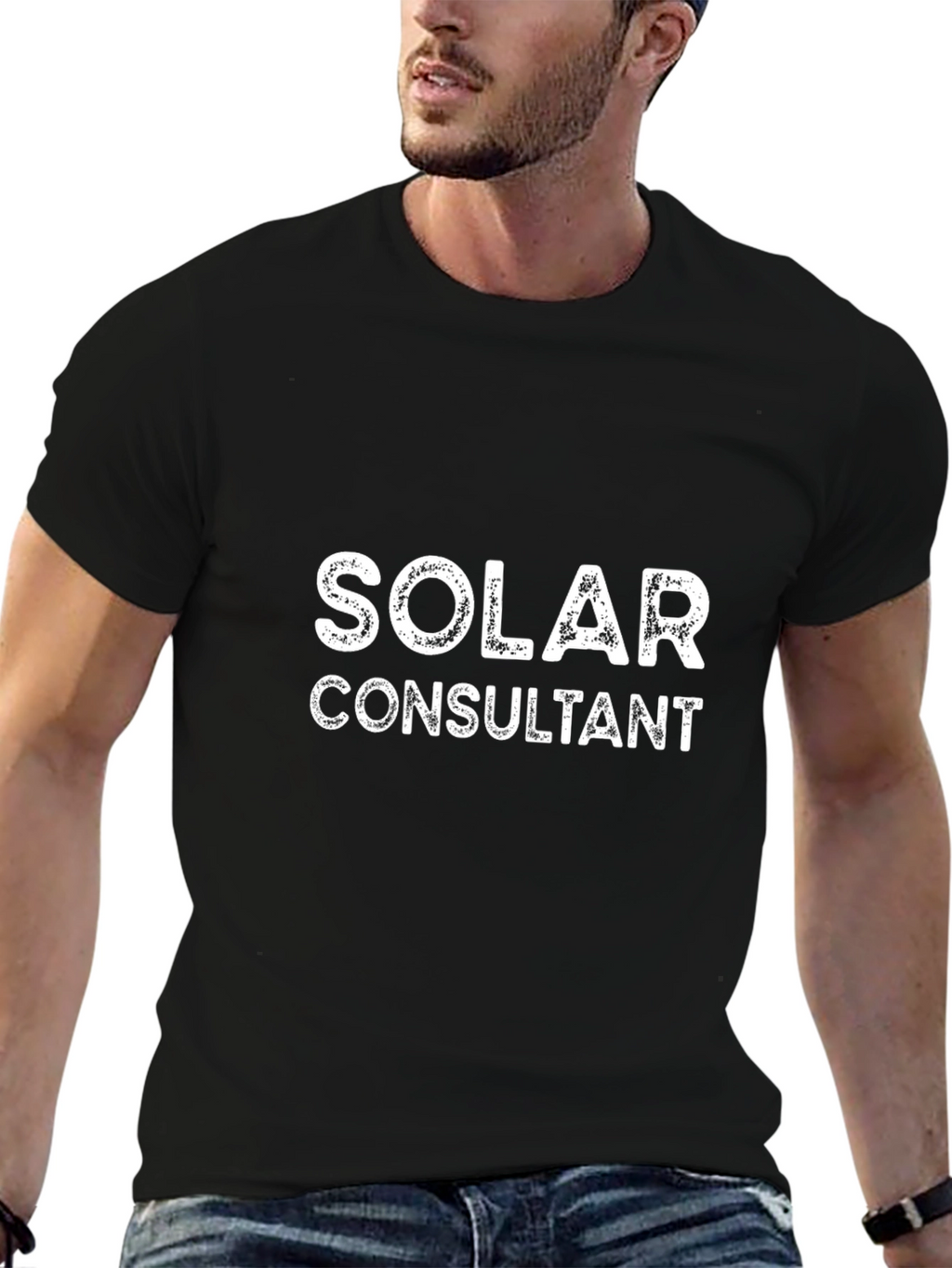 Solar Consultant T-Shirt - Black Crew Neck