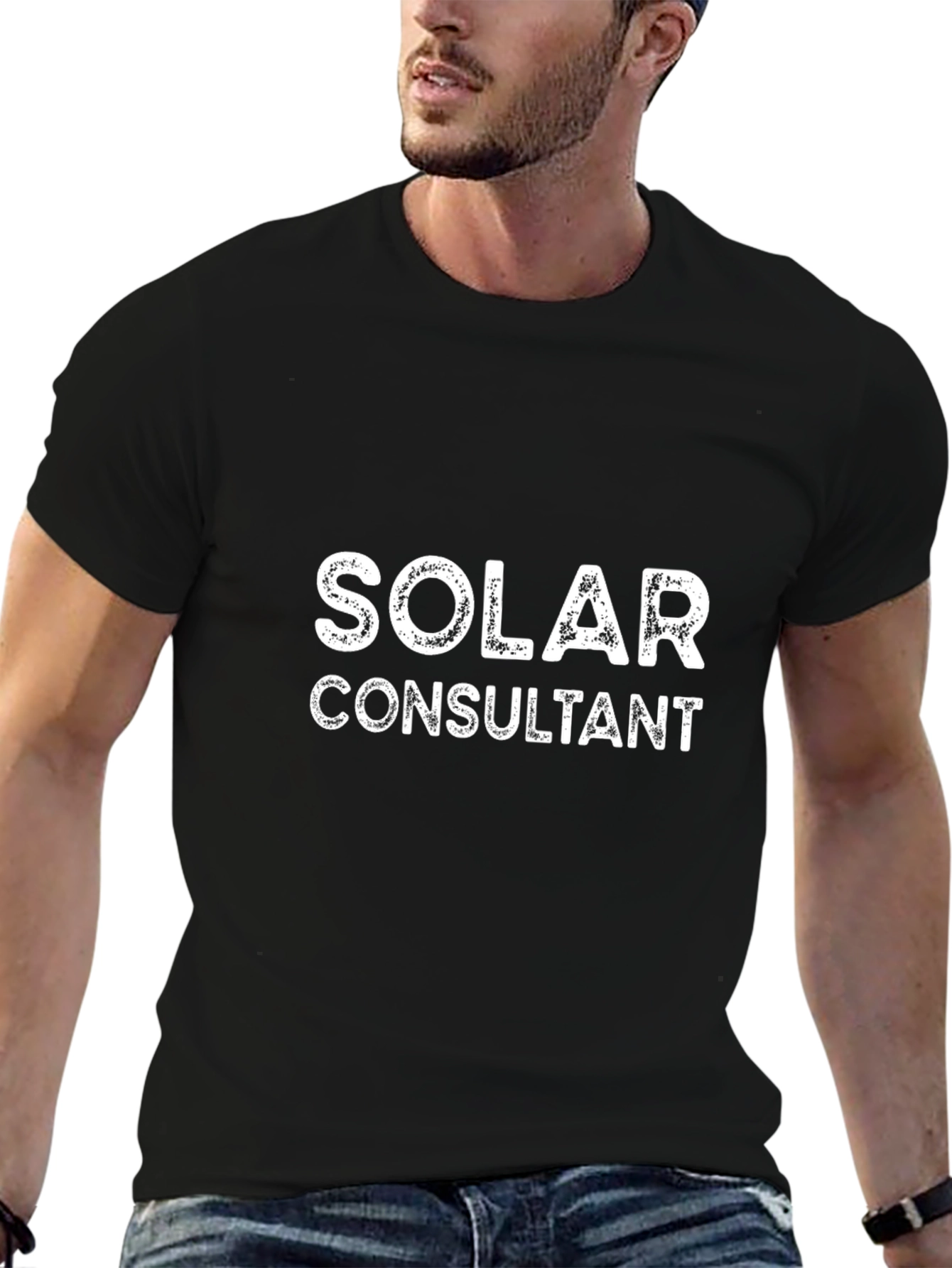 Solar Consultant T-Shirt - Black Crew Neck