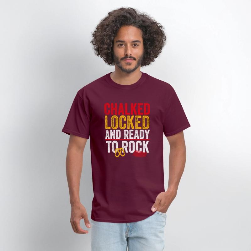 Chalked Locked and Ready to Rock Funny Climbing
