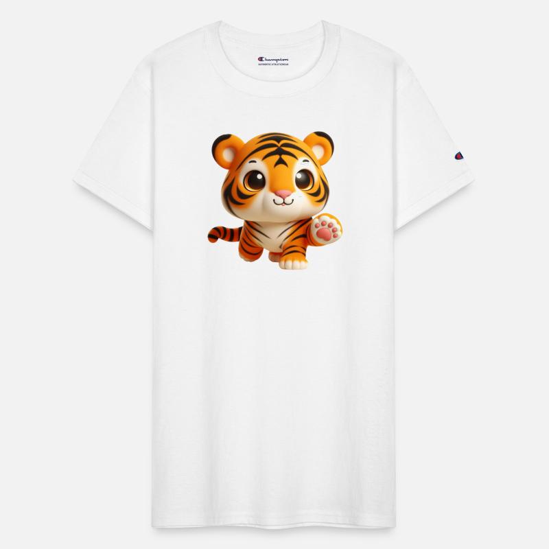 Charming Baby Tiger in Playful Pose