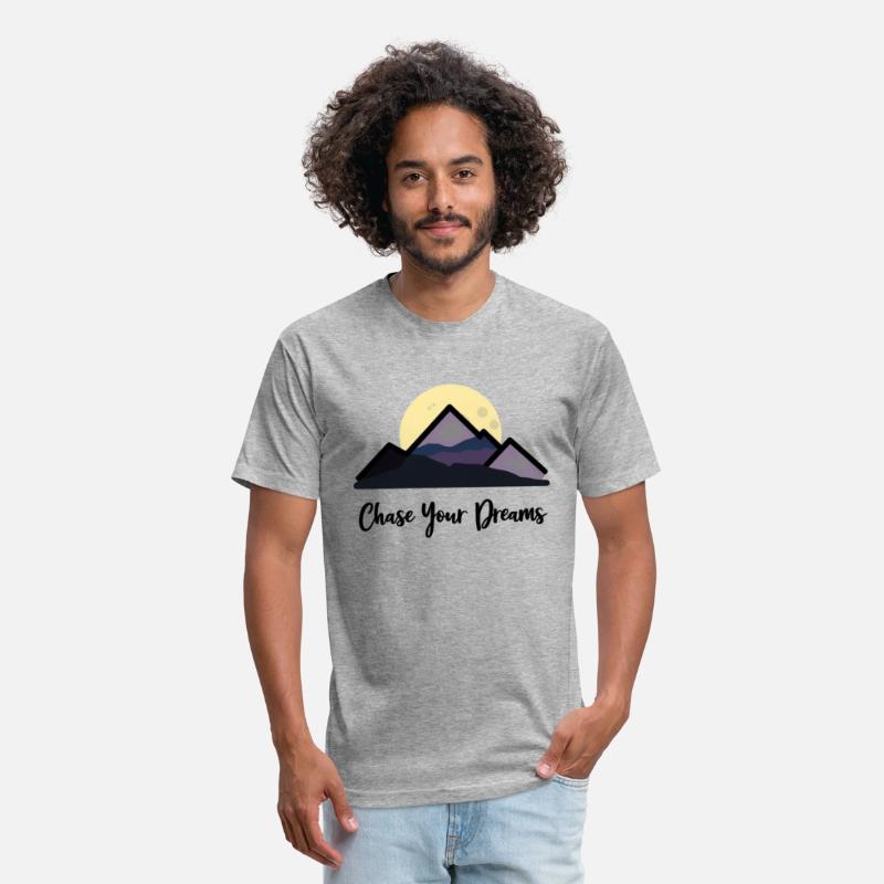 Chase Your Dreams Minimalist Mountain Landscape