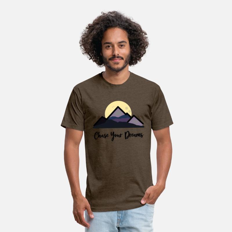 Chase Your Dreams Minimalist Mountain Landscape