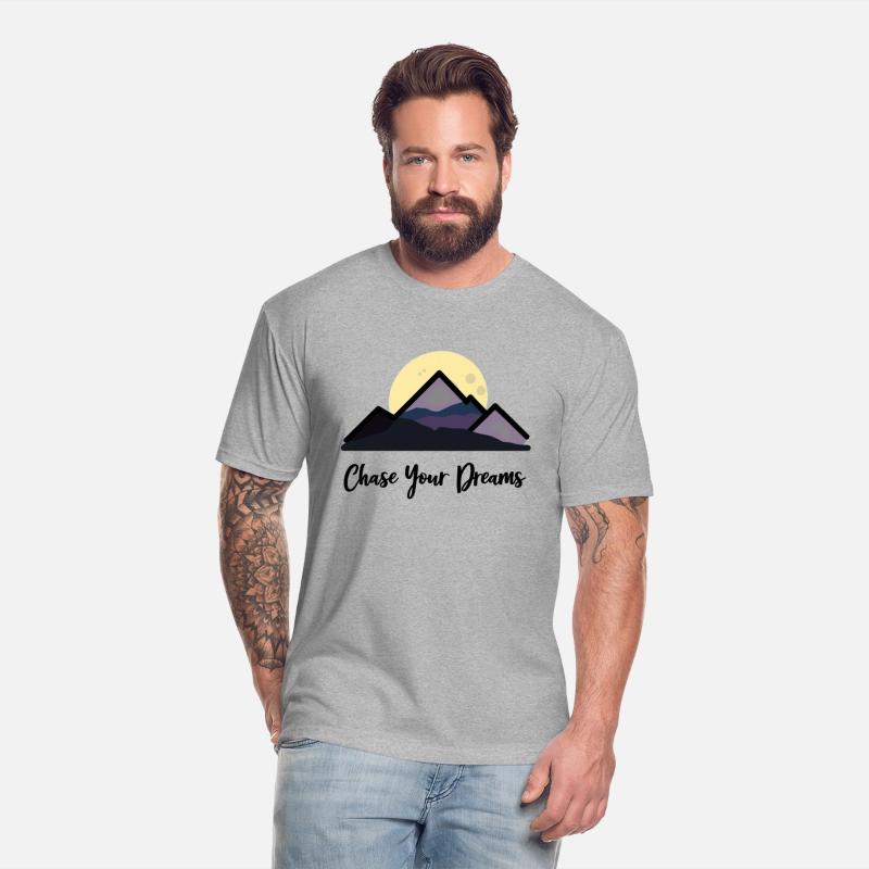 Chase Your Dreams Minimalist Mountain Landscape