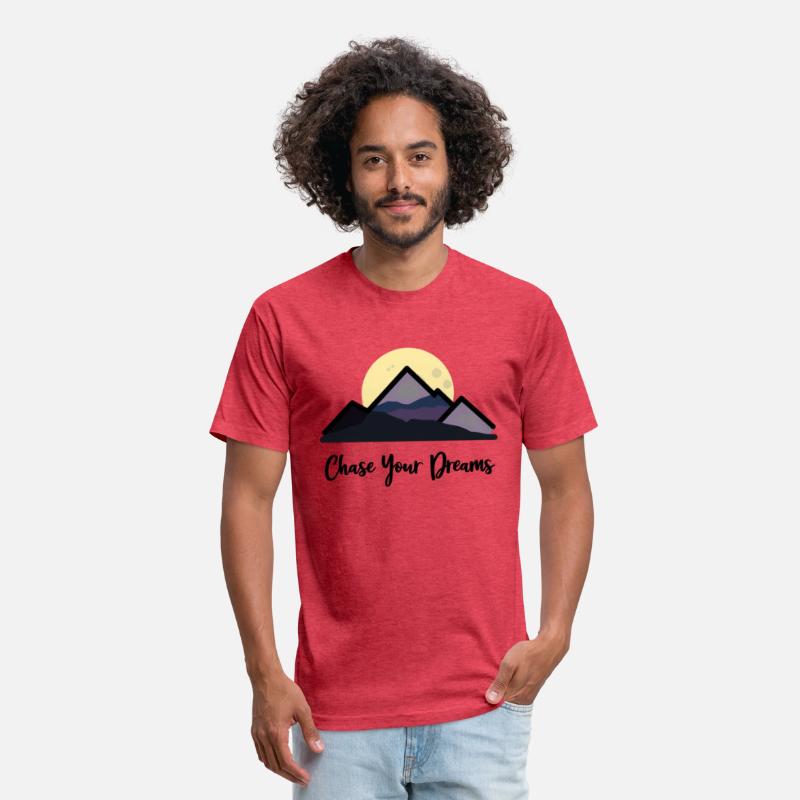 Chase Your Dreams Minimalist Mountain Landscape