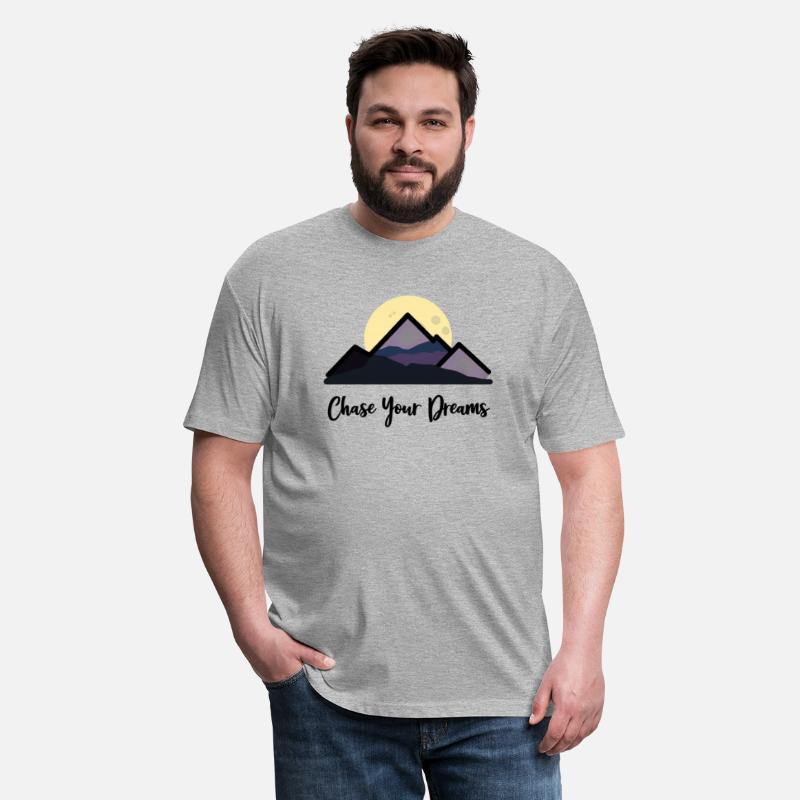 Chase Your Dreams Minimalist Mountain Landscape