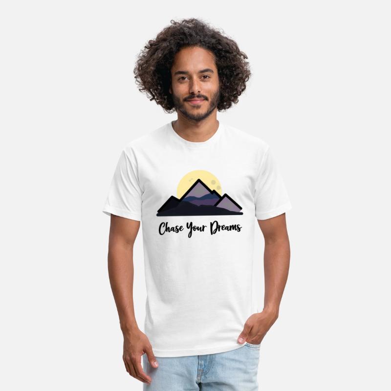 Chase Your Dreams Minimalist Mountain Landscape