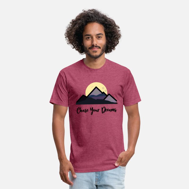 Chase Your Dreams Minimalist Mountain Landscape