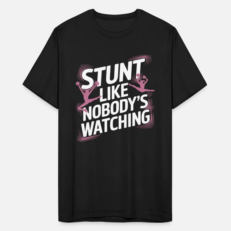 Cheerleading Stunt Team in Action with Tumbling