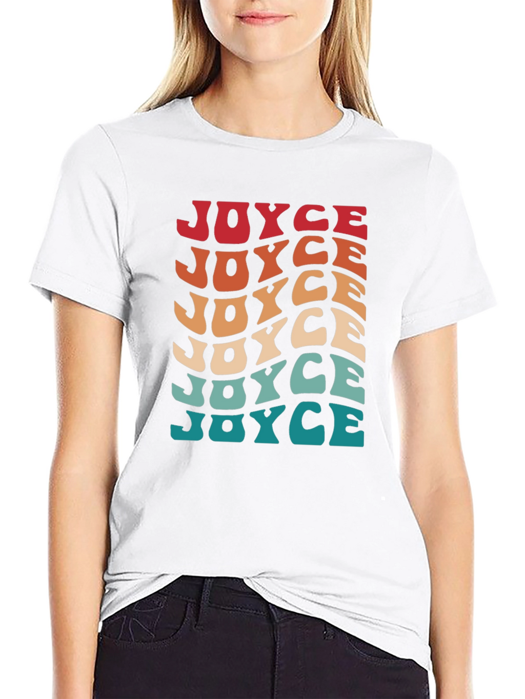 Retro JOYCE T-Shirt - Cool Personalized Tee