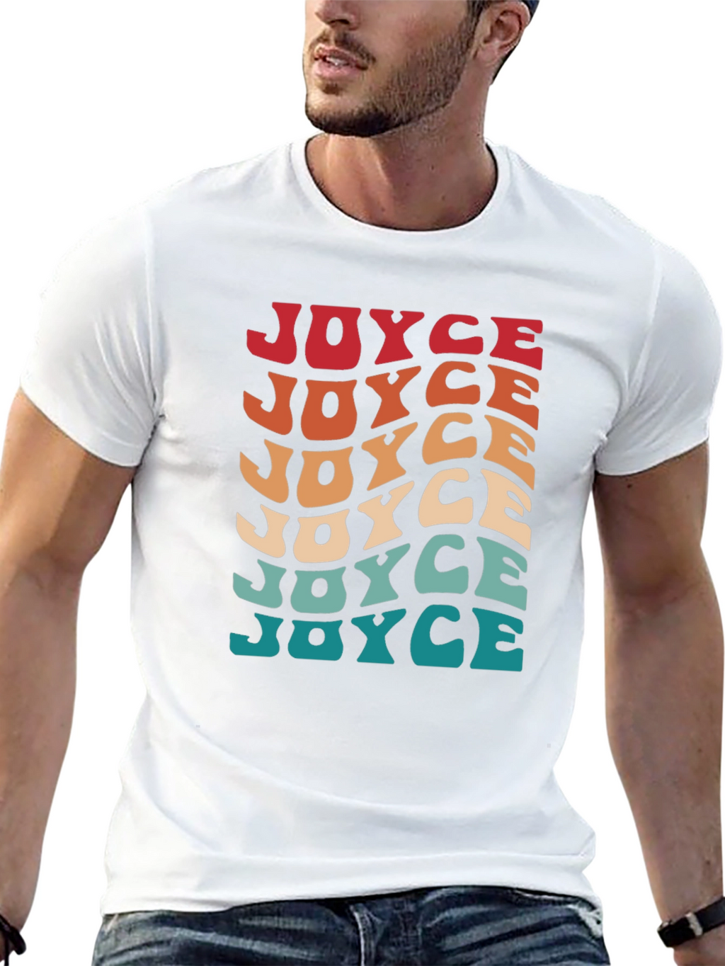 Retro JOYCE T-Shirt - Cool Personalized Tee