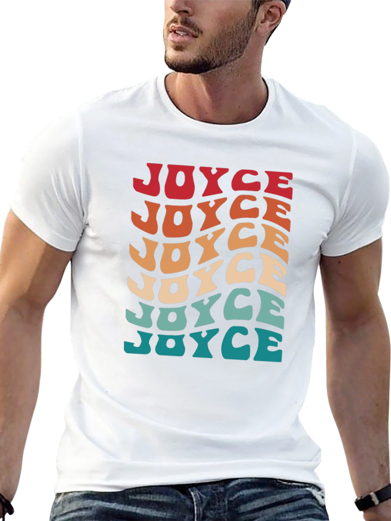 Retro JOYCE T-Shirt - Cool Personalized Tee