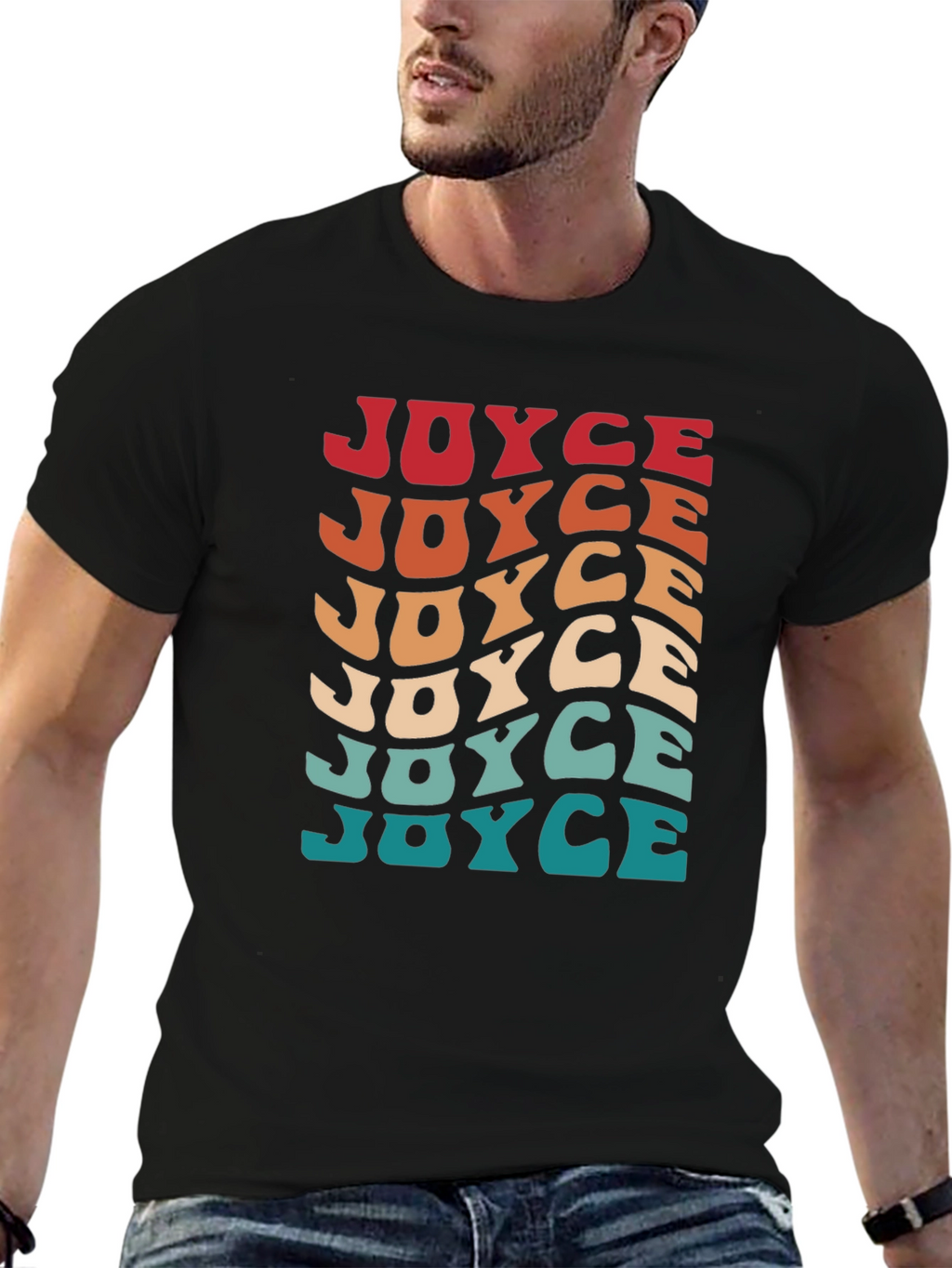 Retro JOYCE T-Shirt - Cool Personalized Tee