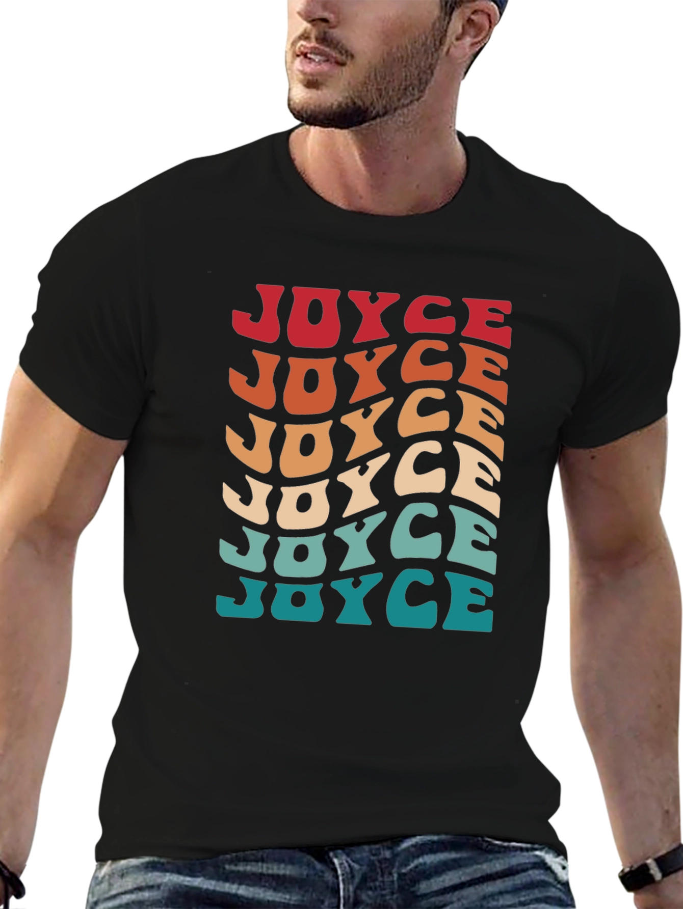 Retro JOYCE T-Shirt - Cool Personalized Tee