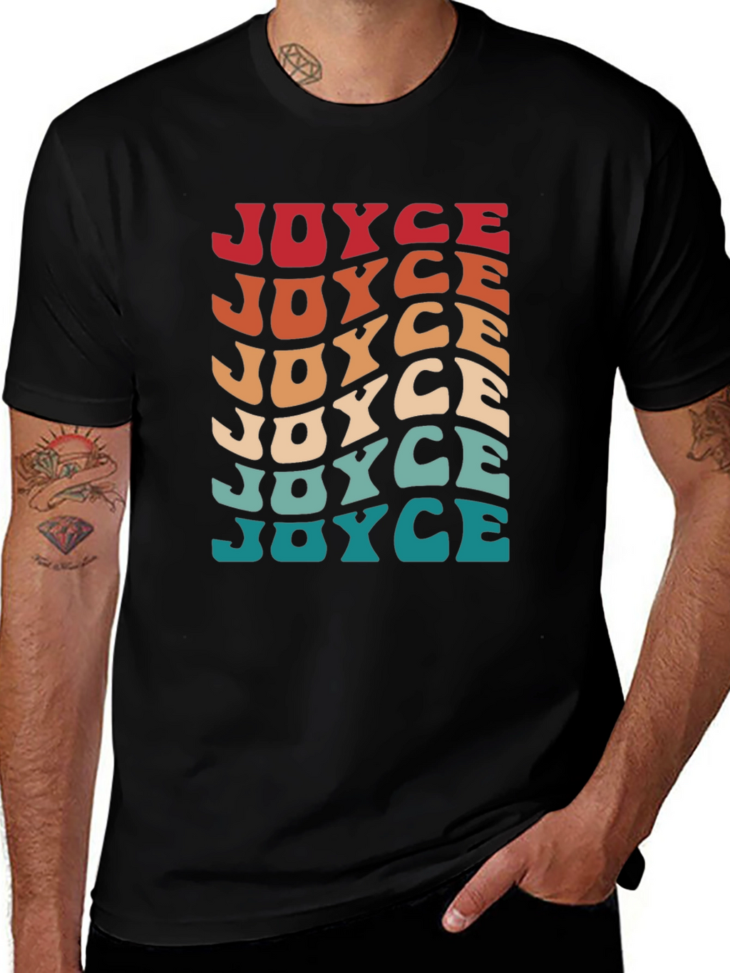Retro JOYCE T-Shirt - Cool Personalized Tee