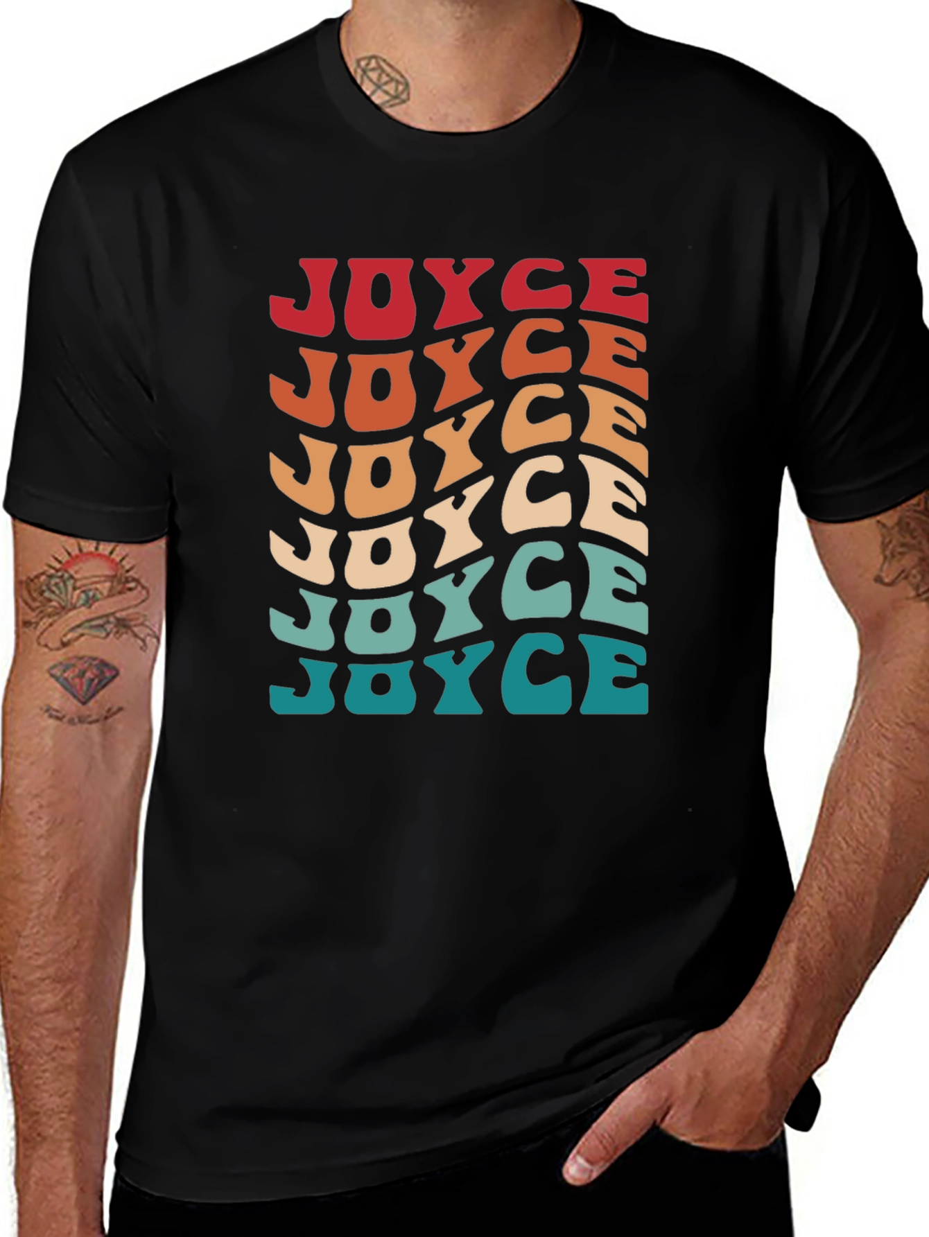 Retro JOYCE T-Shirt - Cool Personalized Tee