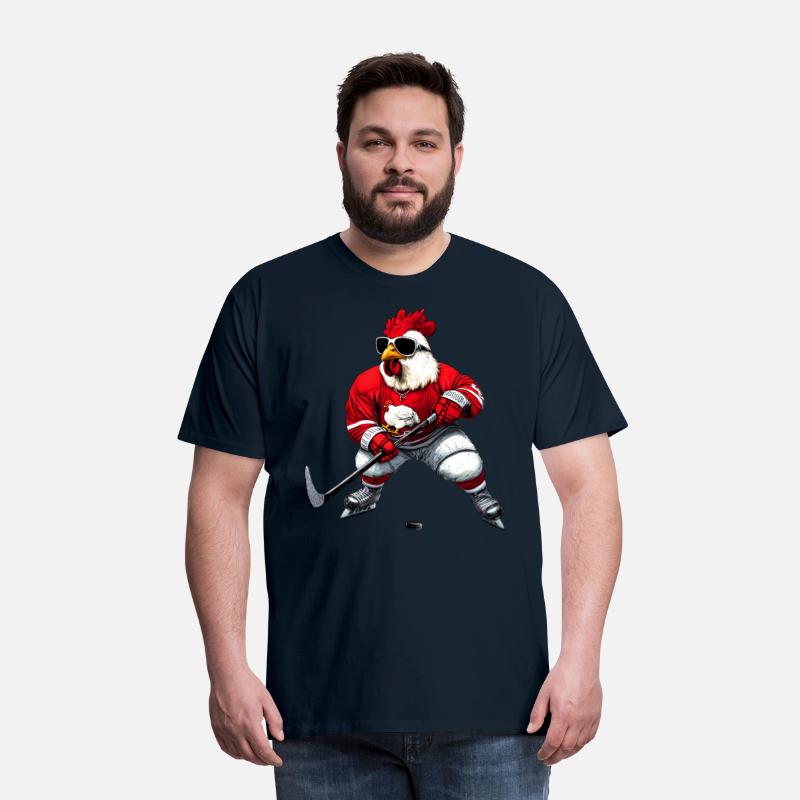 Chicken ice hockey