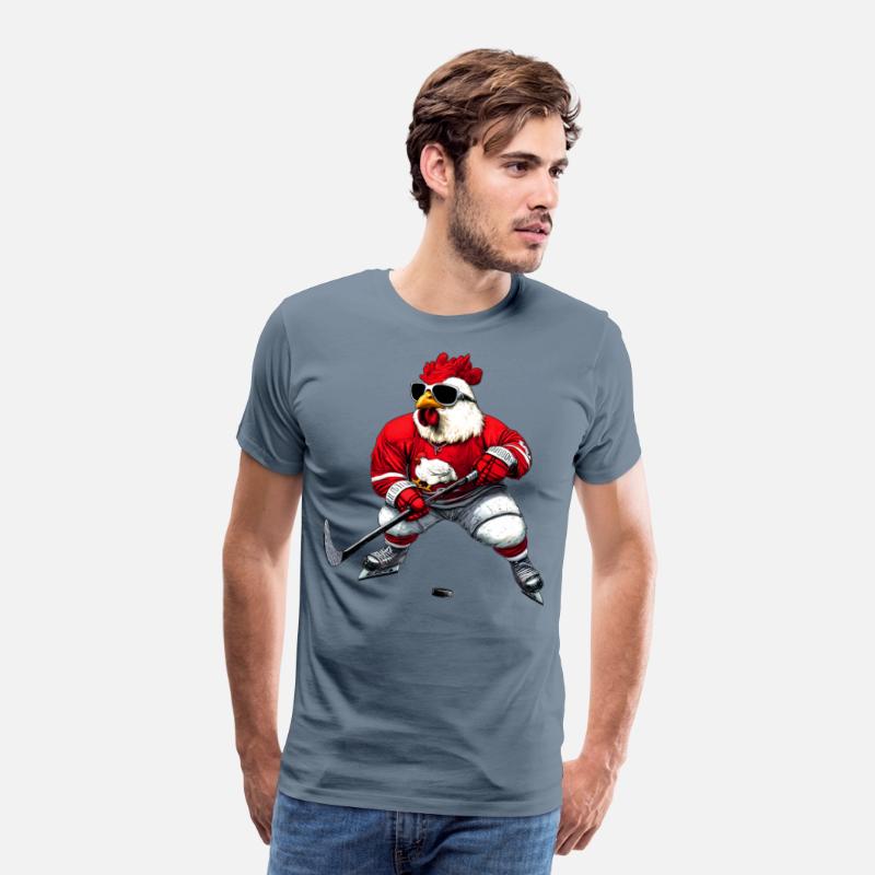 Chicken ice hockey