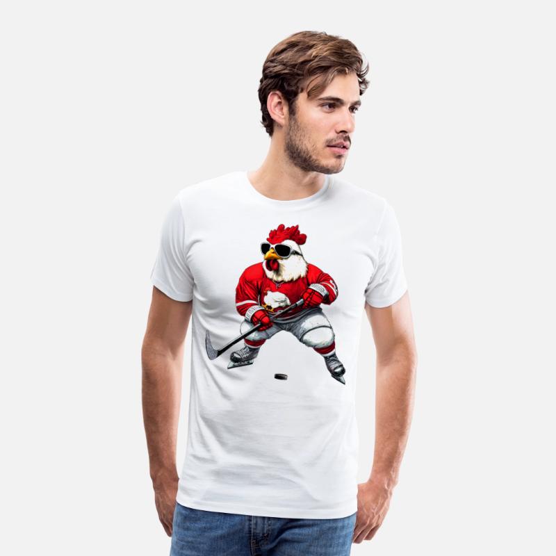 Chicken ice hockey