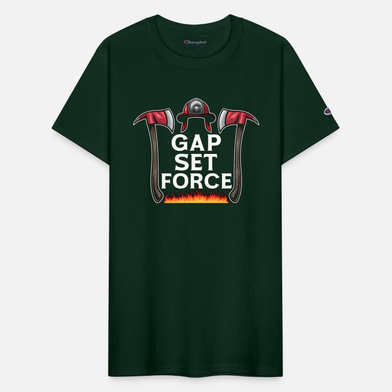 Chief Firefighter Gap Set Force Fire Department