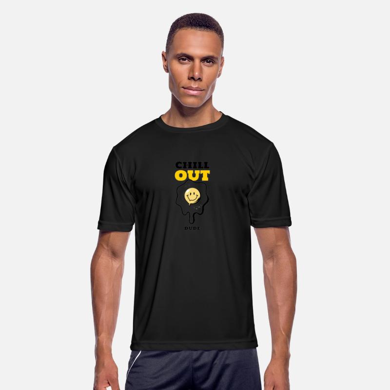 CHILL OUT DUDE MEN'S T- SHIRT DESIGN....