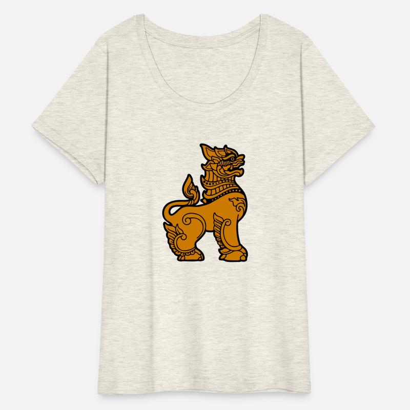 Chinthe burma asian god animal