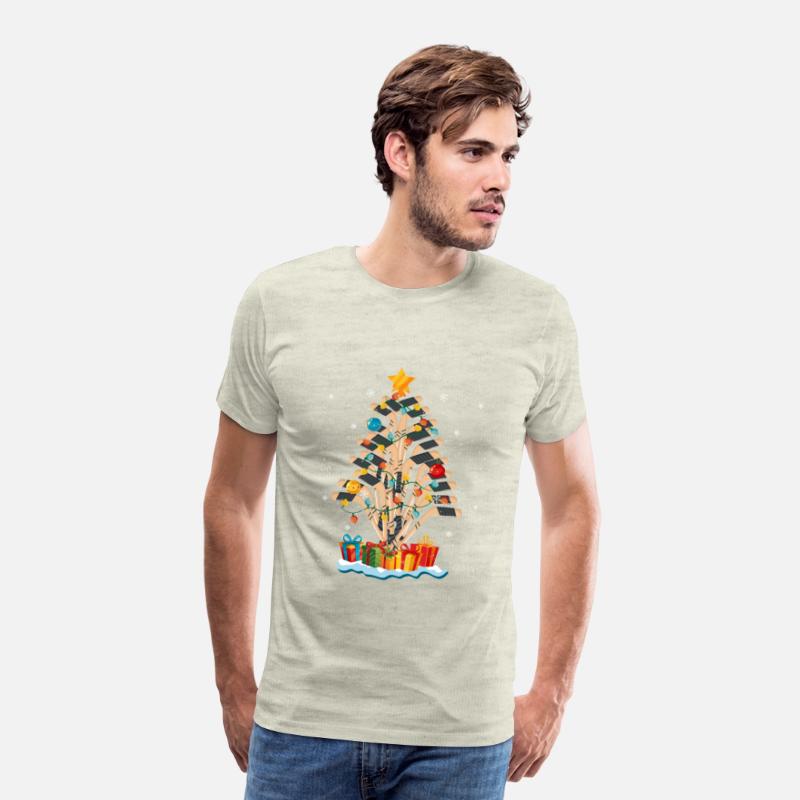 Christmas Tree Hockey Sticks Funny Hockey Lovers