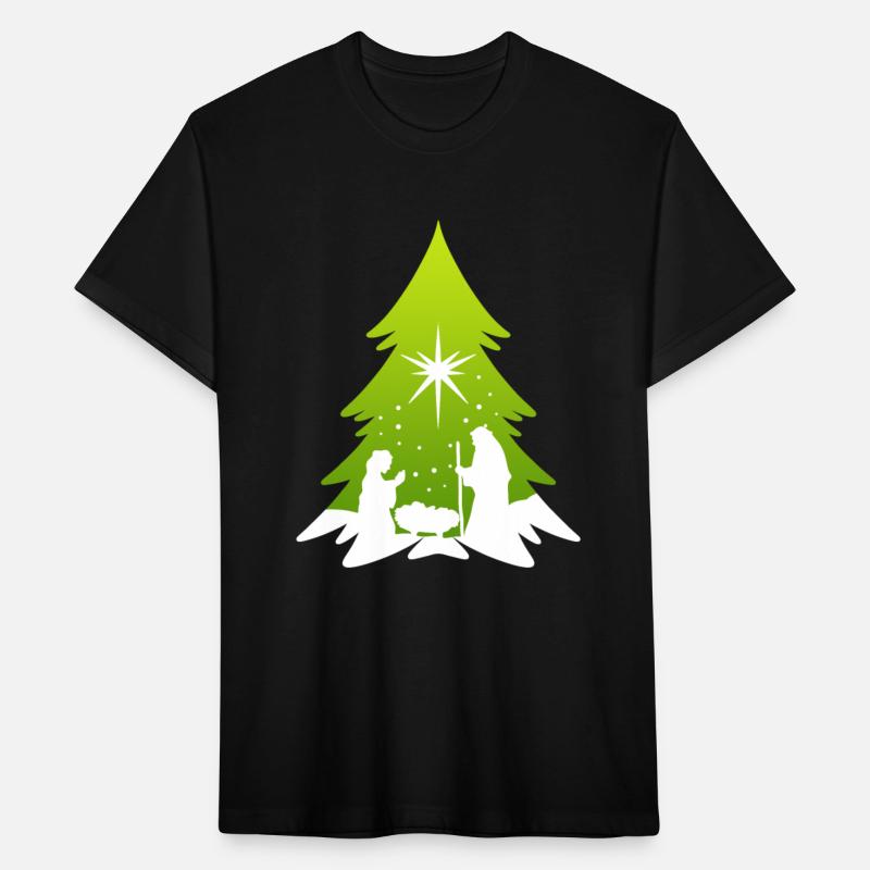 Christmas Tree Nativity Scene Artist