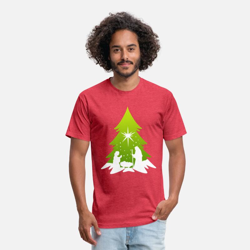 Christmas Tree Nativity Scene Artist