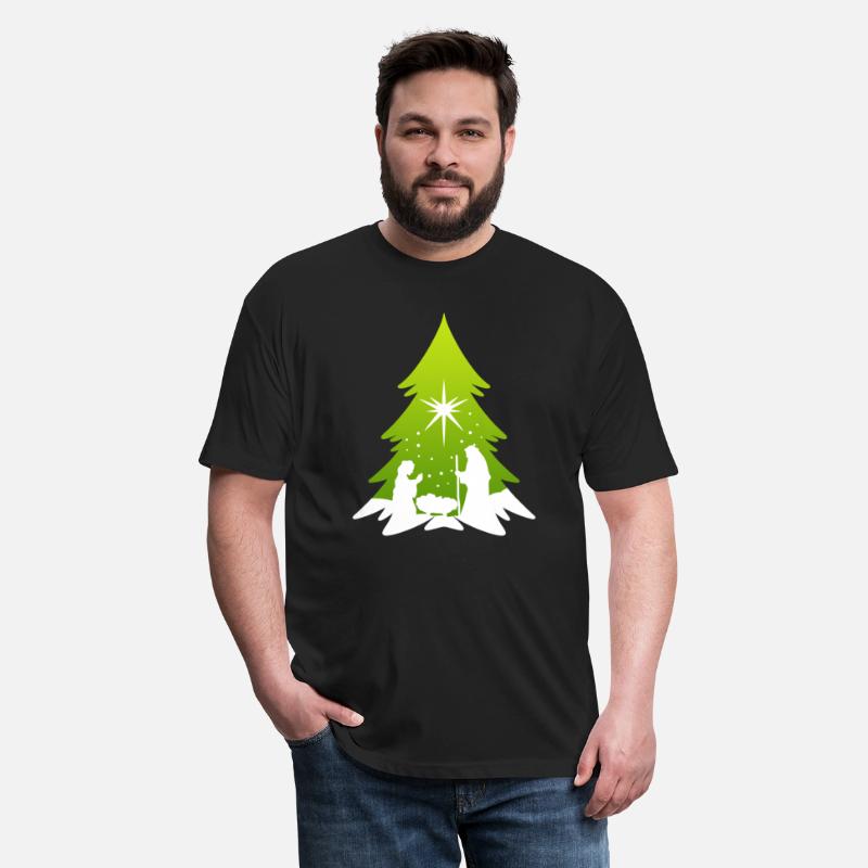 Christmas Tree Nativity Scene Artist