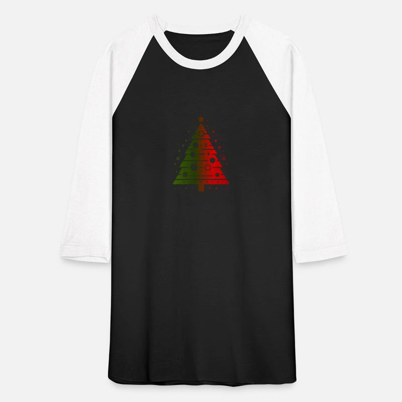 Christmas tree vibrant colored holiday motif 1