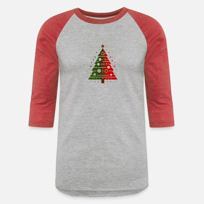 Christmas tree vibrant colored holiday motif 1