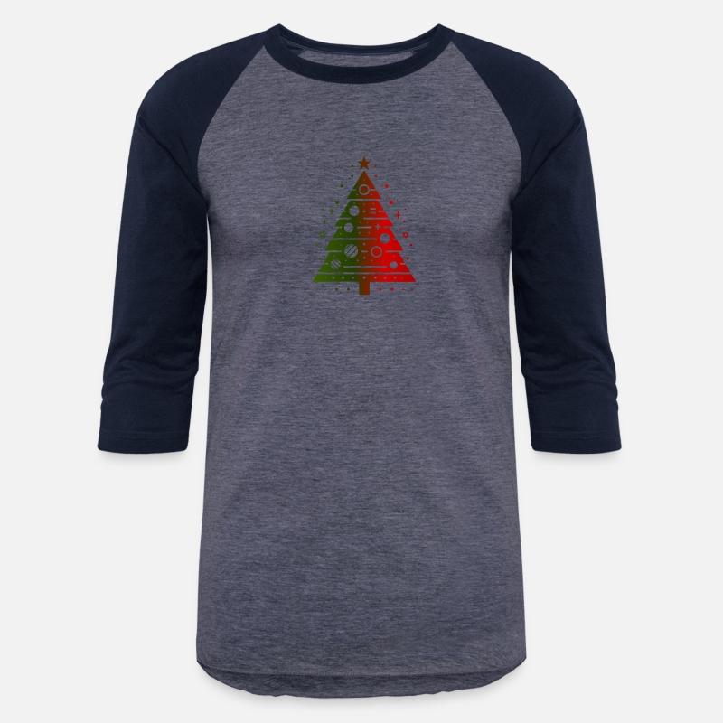 Christmas tree vibrant colored holiday motif 1