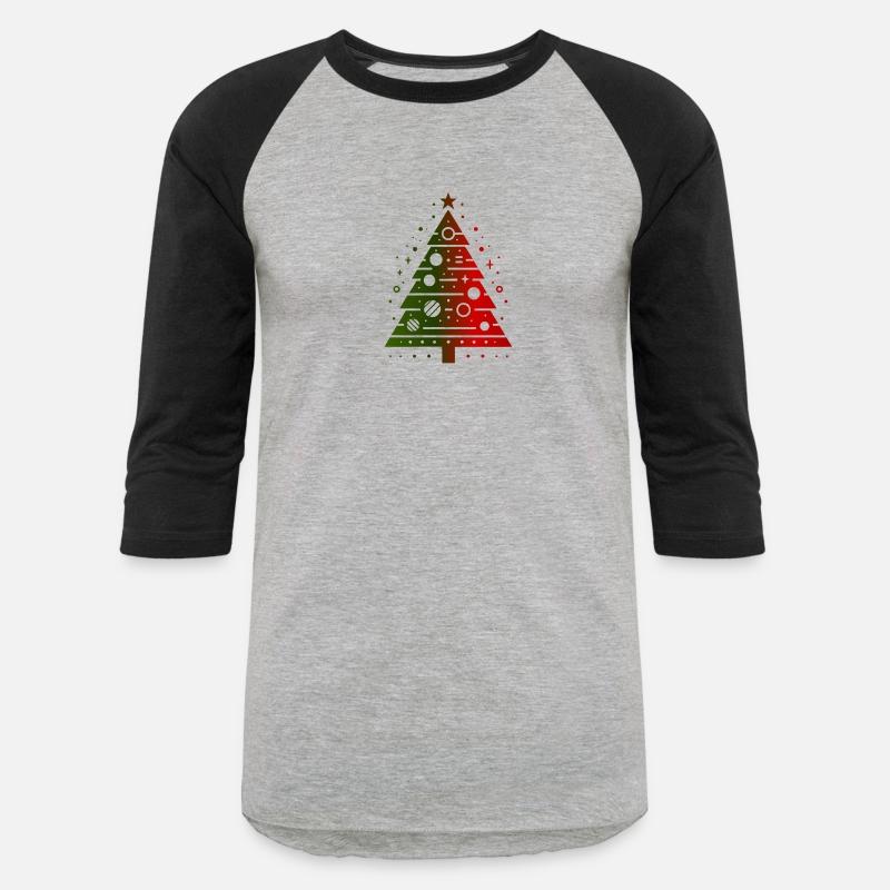 Christmas tree vibrant colored holiday motif 1