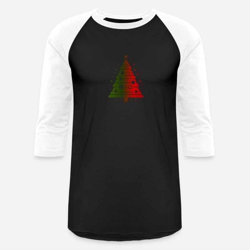 Christmas tree vibrant colored holiday motif 1