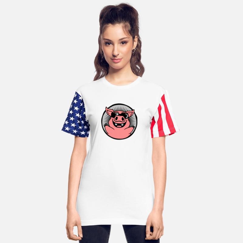 Circle Cool Sunglasses Pig