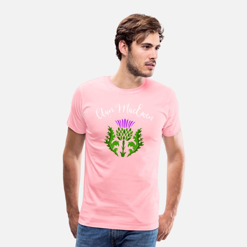 Clan MacEwen Surname Thistle Flower Scottish Clan
