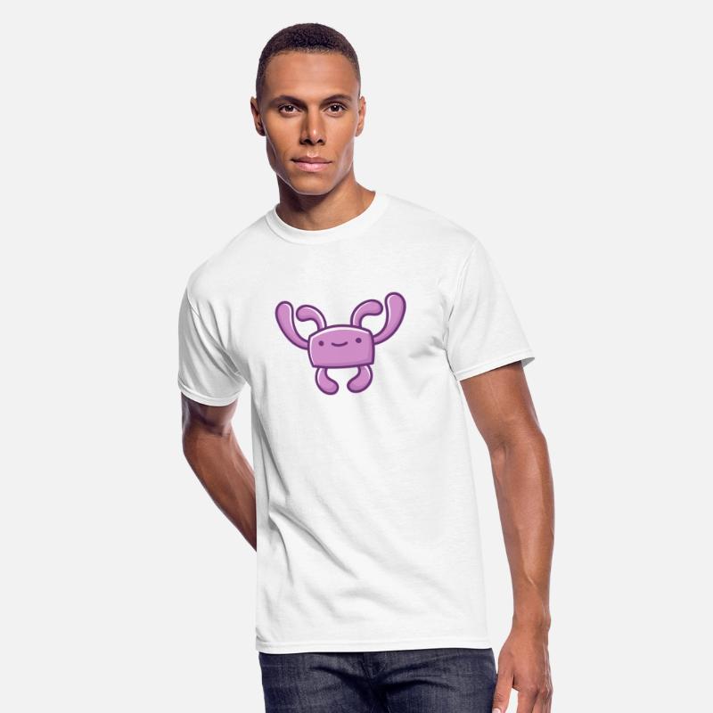 Classic retro game purple space alien