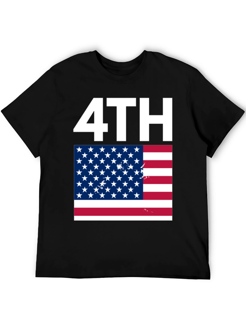 Patriotic 4th of July T-Shirt - American Flag Design