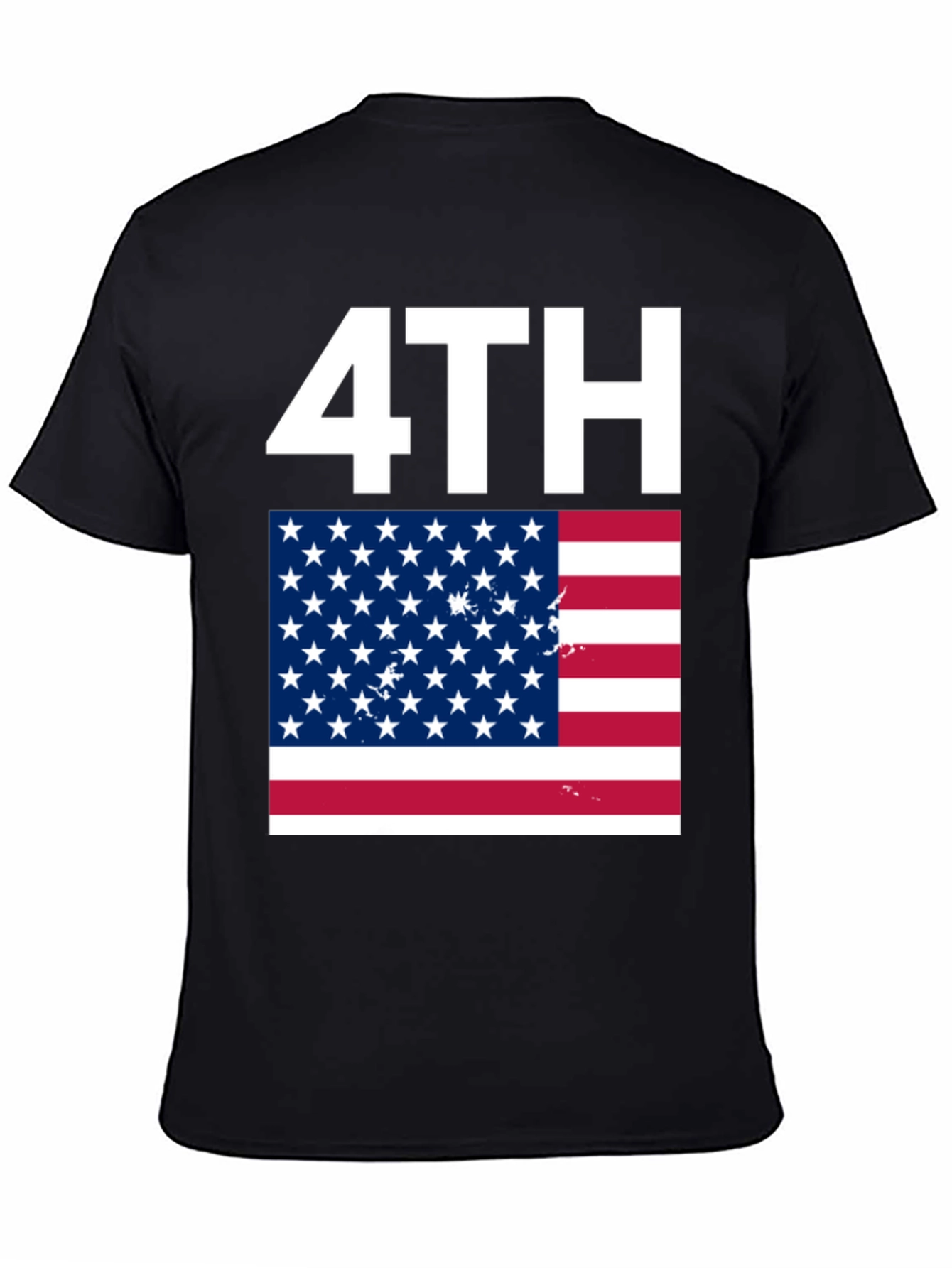 Patriotic 4th of July T-Shirt - American Flag Design