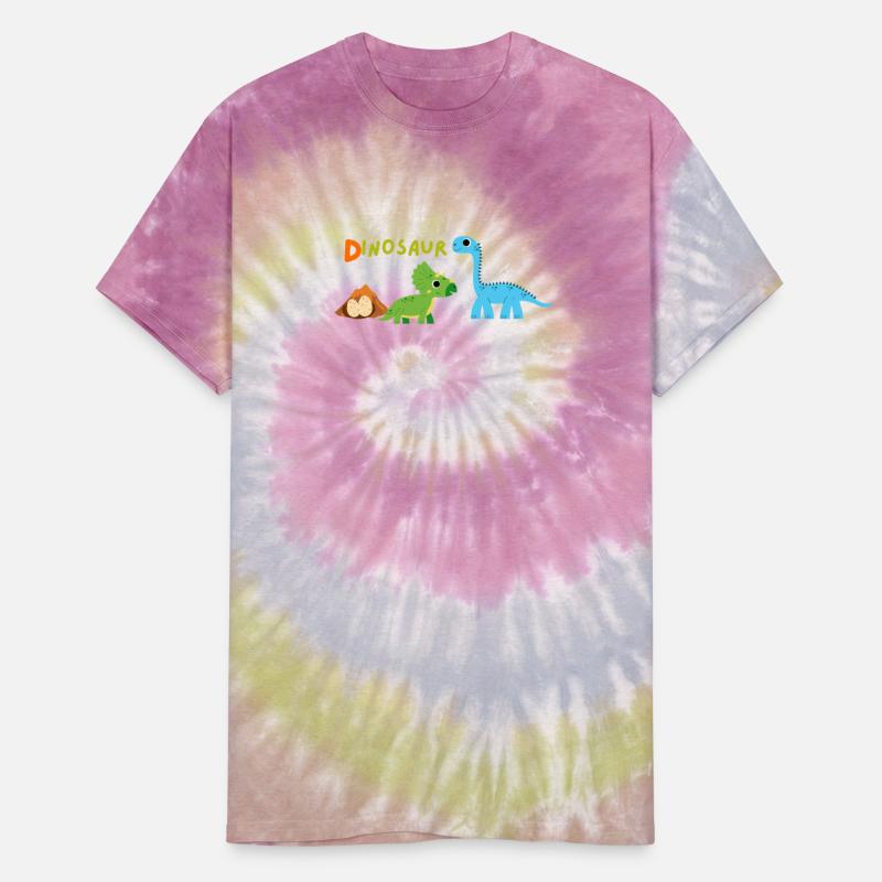 Colorful Dinosaur Family Illustration