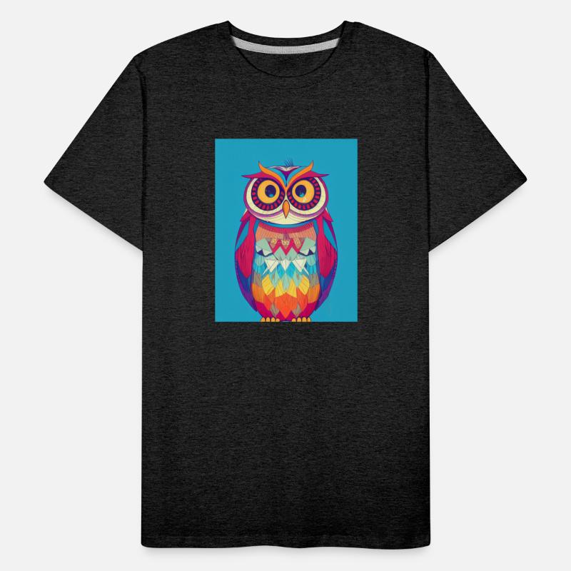 Colorful Owl Portrait Illustration - Boho Birds
