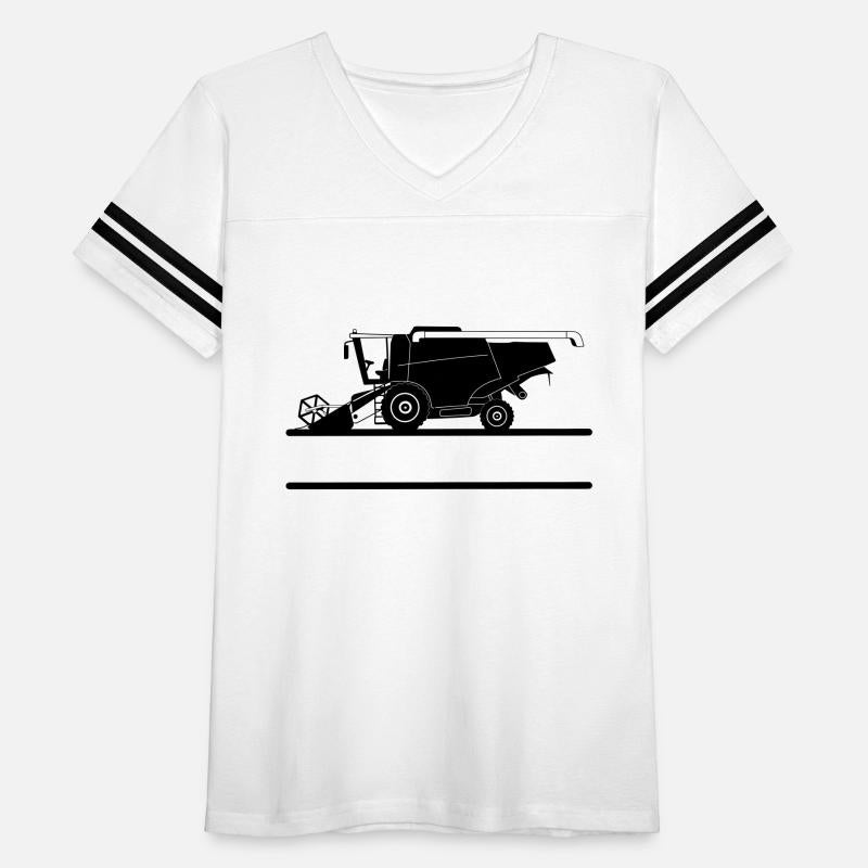 Combine Harvester with Custom Text Space