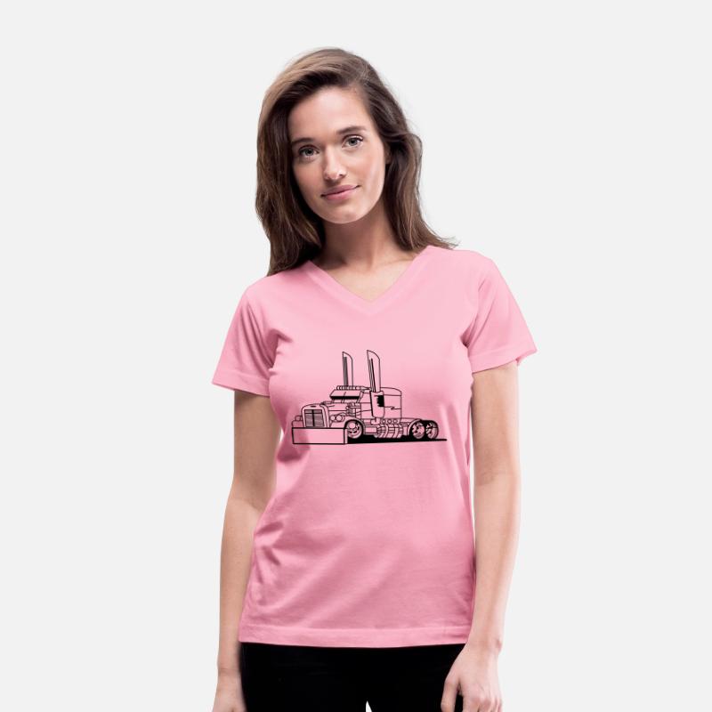 Comic style truck