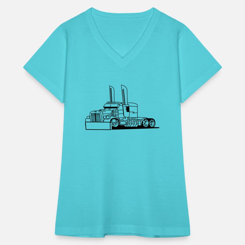 Comic style truck