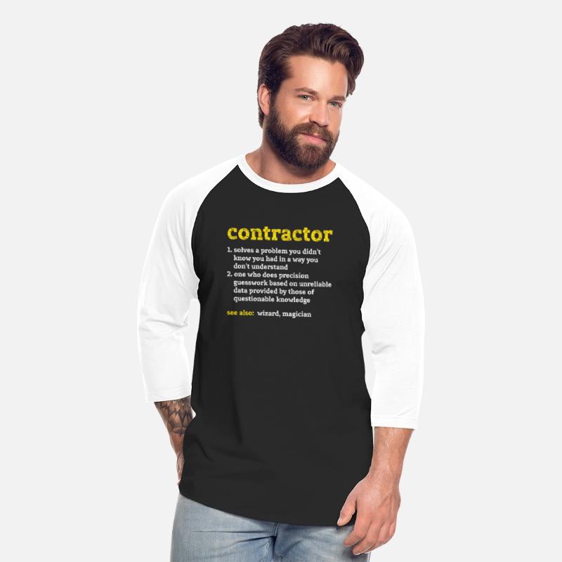 Contractor Definition Funny Distressed Gift